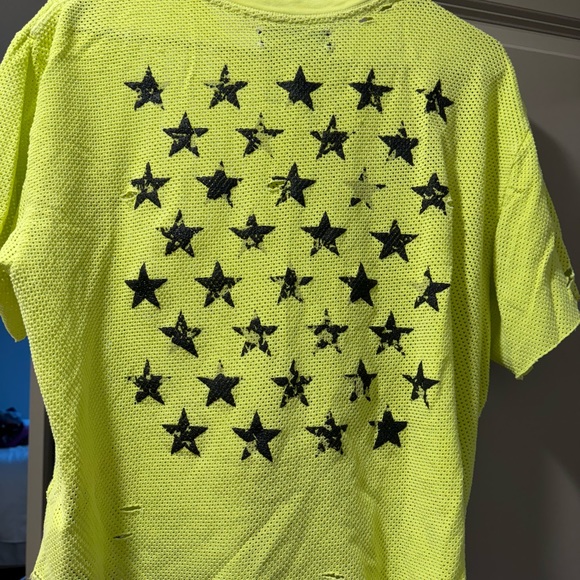 Women’s distressed crop top tee shirt - Picture 4 of 6